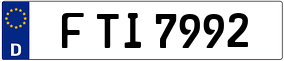 Truck License Plate